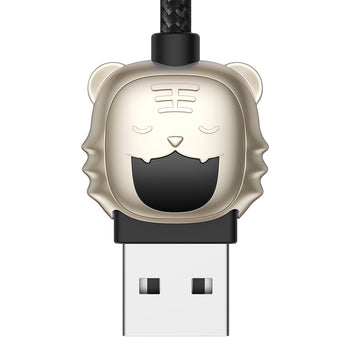 Baseus Cable Year of the Tiger 3 in 1 - USB to Type C, Lightning, Micro USB - 3,5A 1,2 metres (CASX010001) black Baseus Cable Year of the Tiger 3 in 1 - USB to Type C, Lightning, Micro USB - 3,5A 1,2 metres (CASX010001) black